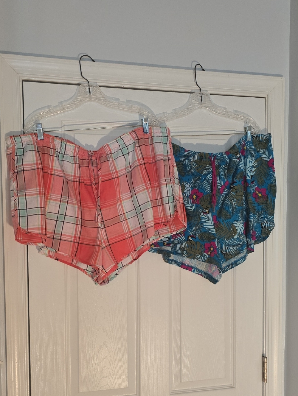 2 Pr - Drawstring Sleep Shorts